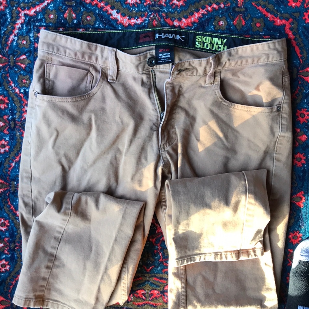 Tan Skating Khakis
